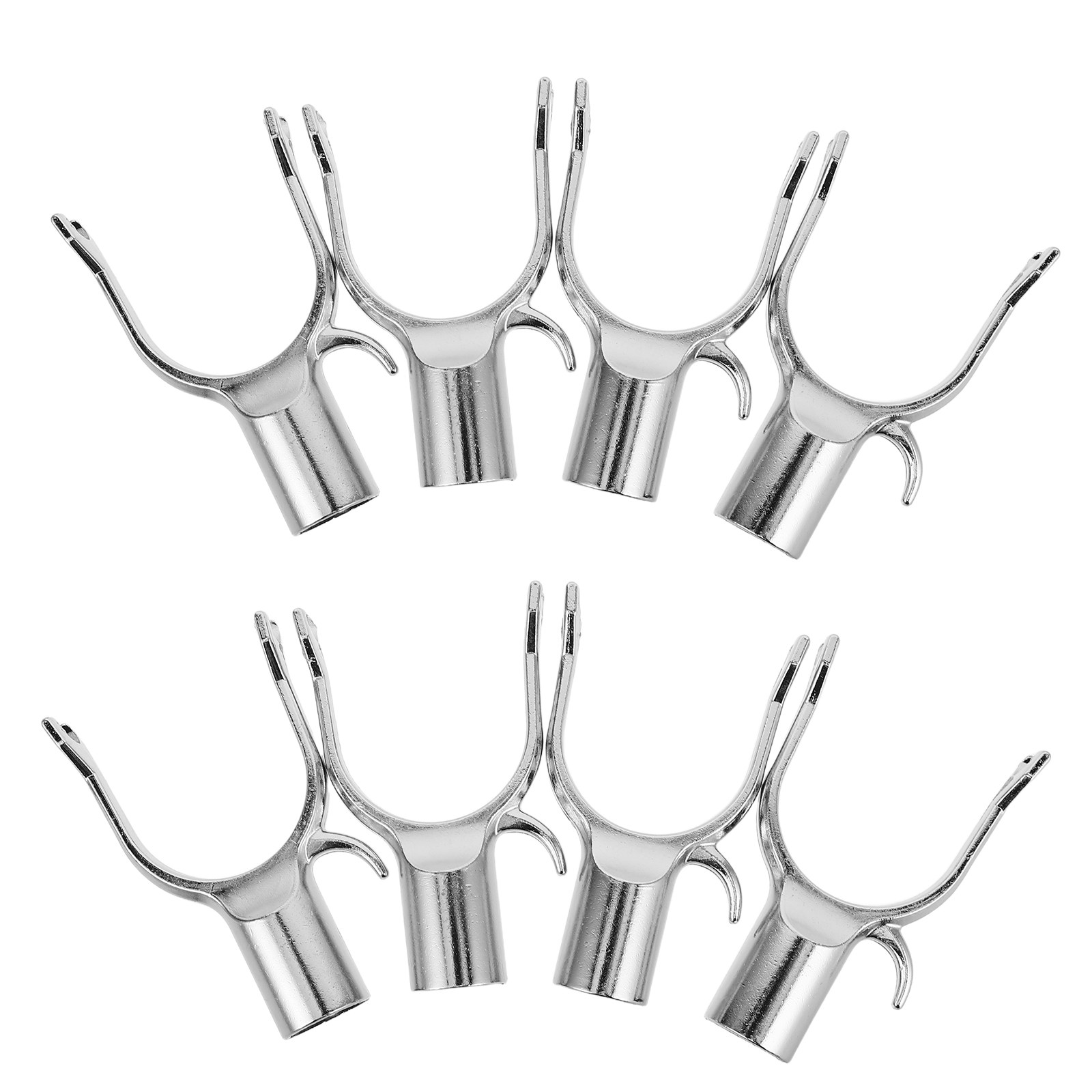 Plant Support Stake - ข้อต่อแท่งค้ำยันสวนรูปตัวยู 8 ชิ้น เส้นผ่านศูนย์กลาง 9 ซม.