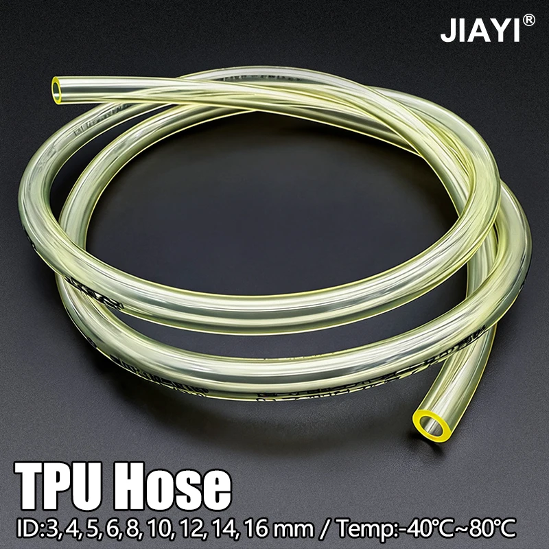 Gardening Tools Yellow - ท่อเชื้อเพลิง TPU กันน้ำมัน ทนทานต่อการเสื่อมสภาพ สีเหลือง ขนาด