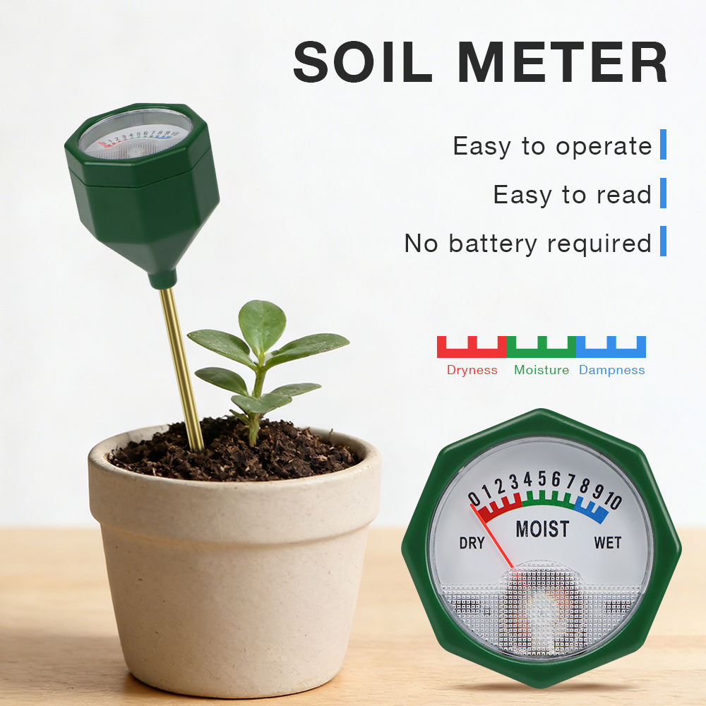 Gardening Tools Required - เครื่องวัดความชื้นในดิน เครื่องตรวจจับความชื้นในดิน ไม่ต้องใช้แบตเตอรี่ การทดสอบความชื้นในการรดน้ำ เครื่องมือปลูกบอนไซในสวน