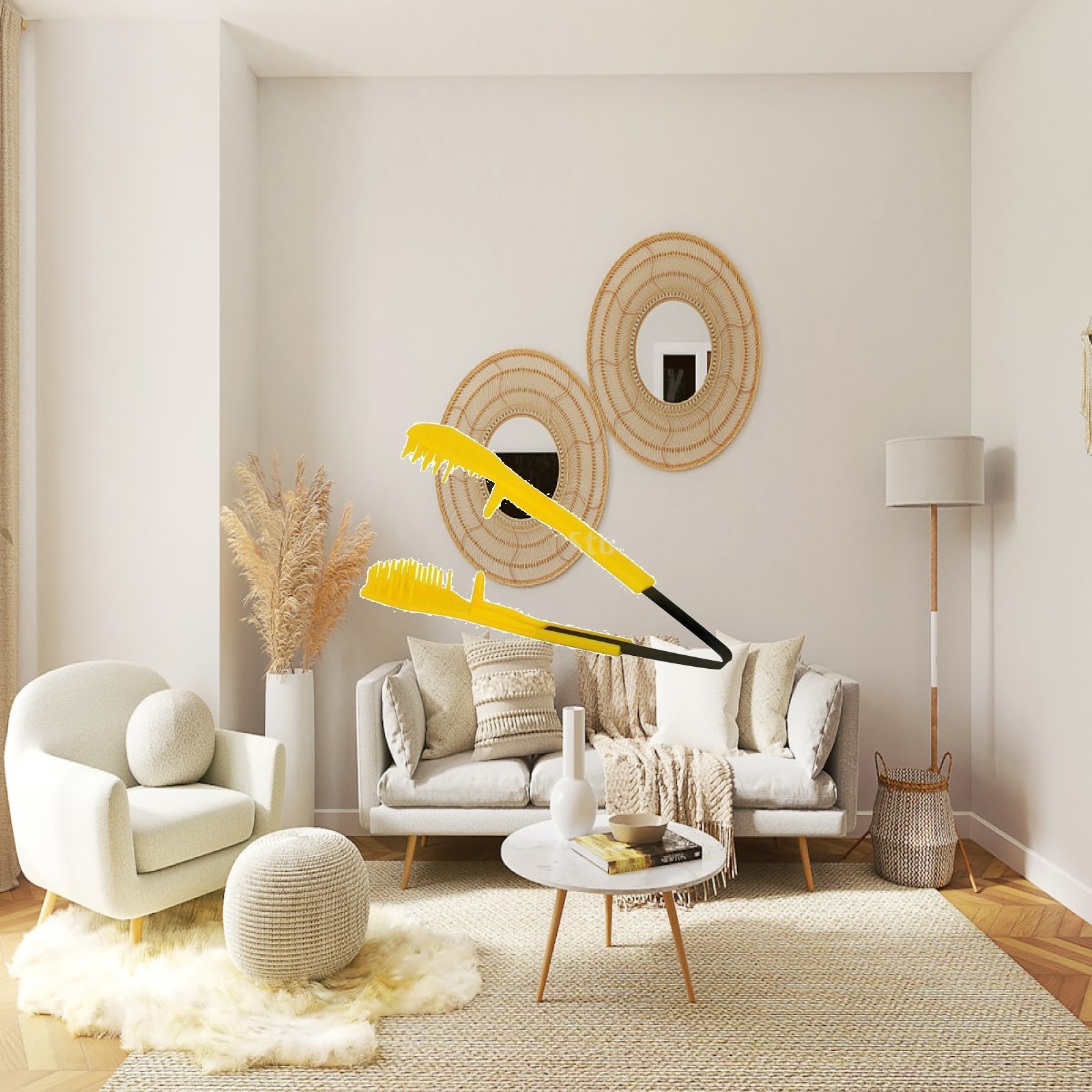 Gardening Tools Yellow - เครื่องมือตัดแต่งกิ่งองุ่น ด้ามจับสีเหลือง คีมตัดกิ่ง กรรไกรตัดแต่งสวน สำหรับดอกไม้ ต้นไม้ผลไม้