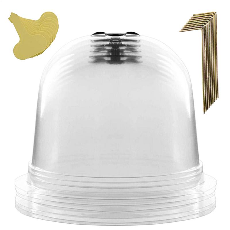 Propagation Tray Dome - พืชความชื้นโดมสวนการงอกฝาครอบน้ําหนักเบาโปร่งใสการขยายพันธุ์โดมสําหรับภูมิทัศน์เนอสเซอรี่ระเบียง