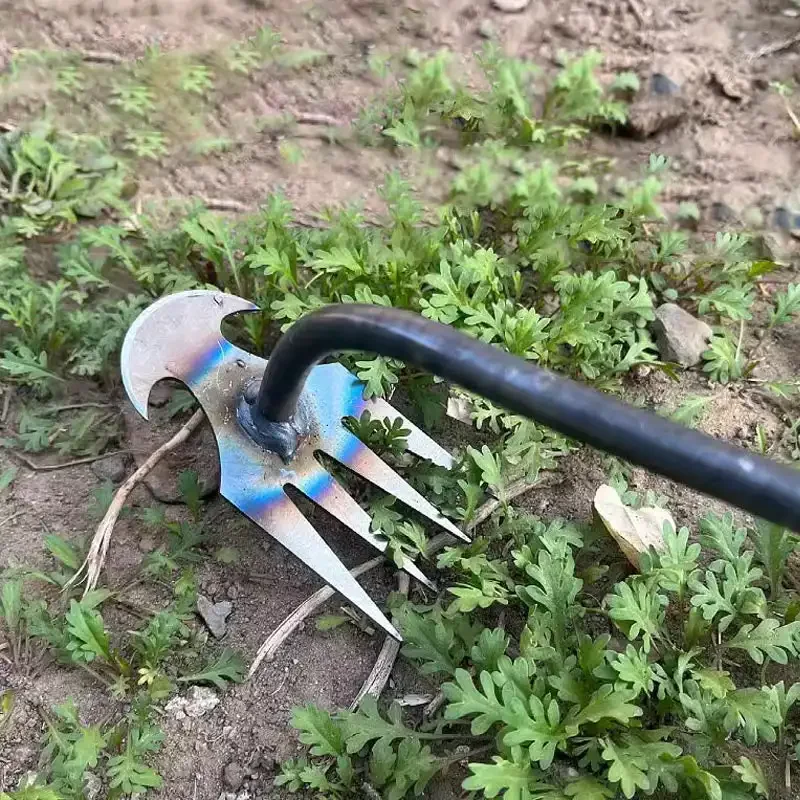 Gardening Tools To Remove Weeds - เครื่องมือกำจัดวัชพืชในสวน ทำจากเหล็กแมงกานีส สำหรับกำจัดรากวัชพืช คลายดิน กำจัดวัชพืชด้วยมือ อุปกรณ์กำจัดวัชพืชอเนกประสงค์สำหรับทำสวน
