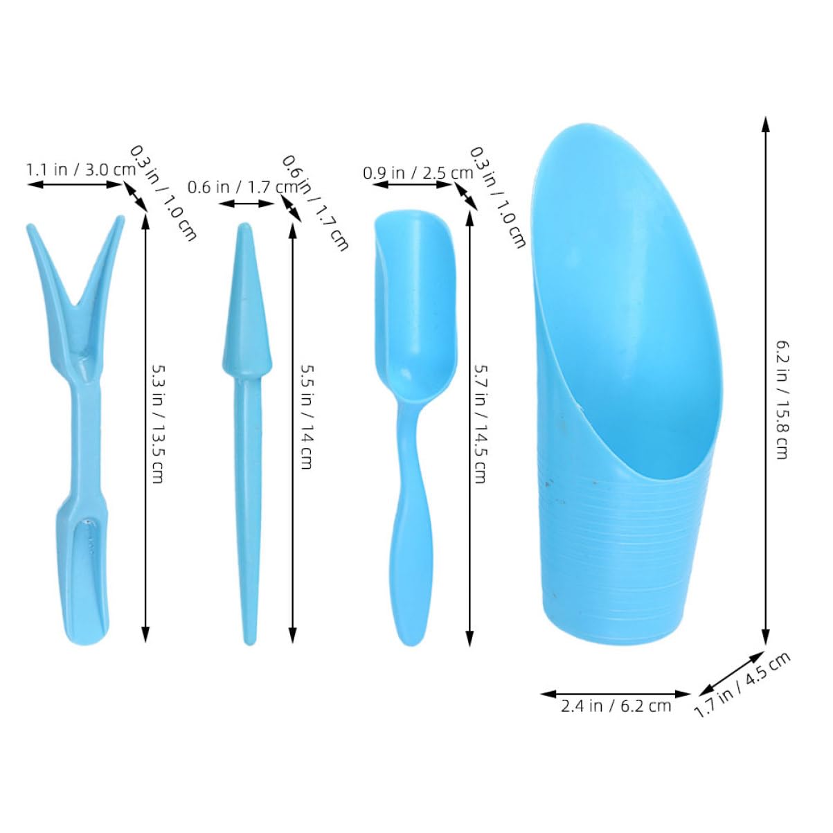 4 ชิ้น/เซ็ต,พลาสติกทนทานถังพลั - Gardening Tools Kit บทวิจารณ์และราคา