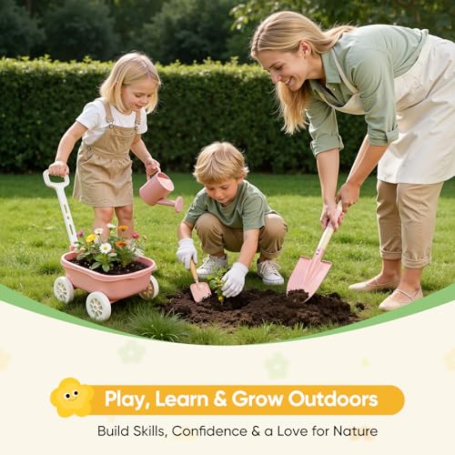 ชุดทำสวนพร้อมรถเข็น 11 ชิ้น สำ - Gardening Tools Japan บทวิจารณ์และราคา