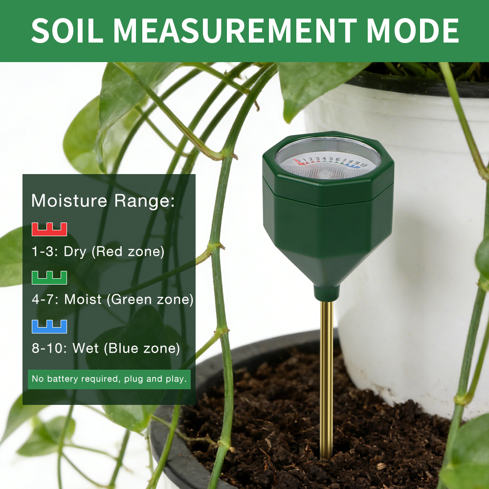 เครื่องวัดความชื้นในดิน เครื่อ - Gardening Tools Required บทวิจารณ์และราคา