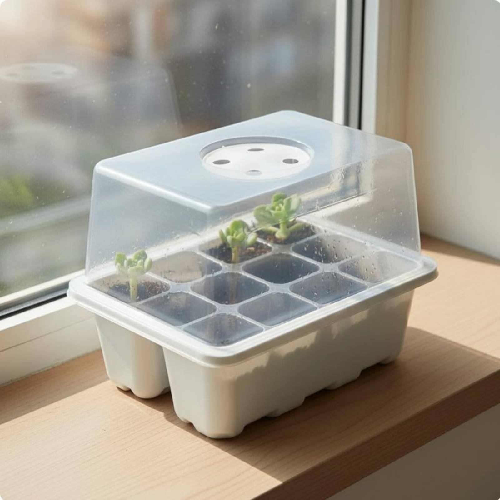 ถาดเพาะเมล็ด 12 ช่อง ฝาใส ถาดเ - Propagation Tray Dome บทวิจารณ์และราคา