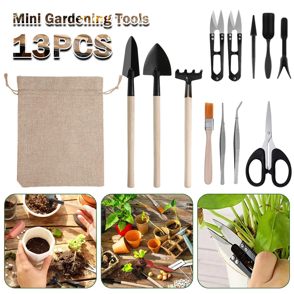 ชุดเครื่องมือปลูกพืชอวบน้ำ13ชิ - Gardening Tools Sale บทวิจารณ์และราคา