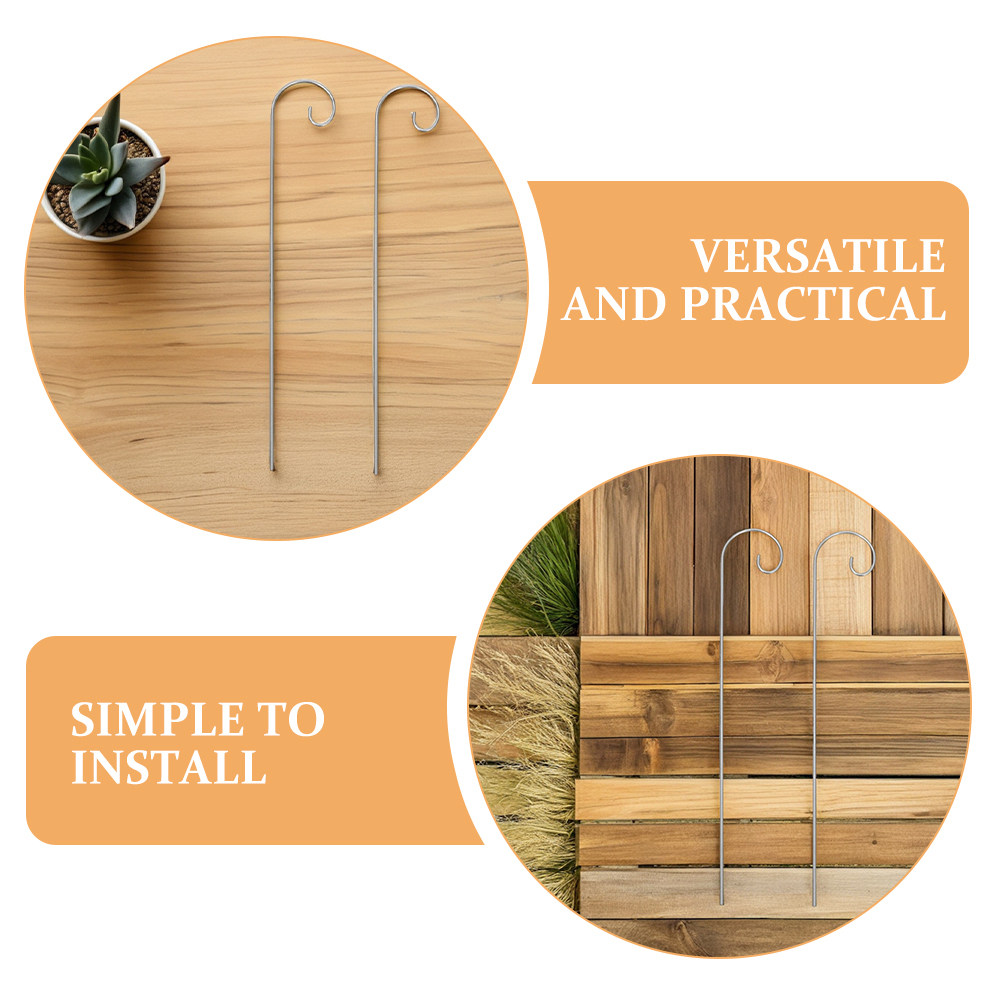 ตะขอโลหะอเนกประสงค์ 10 ชิ้น สำ - Plant Support Stake บทวิจารณ์และราคา